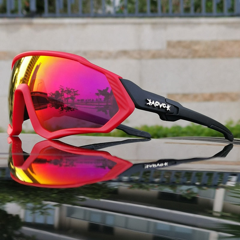 Sport Polarized 5 Lens Cycling Glasses