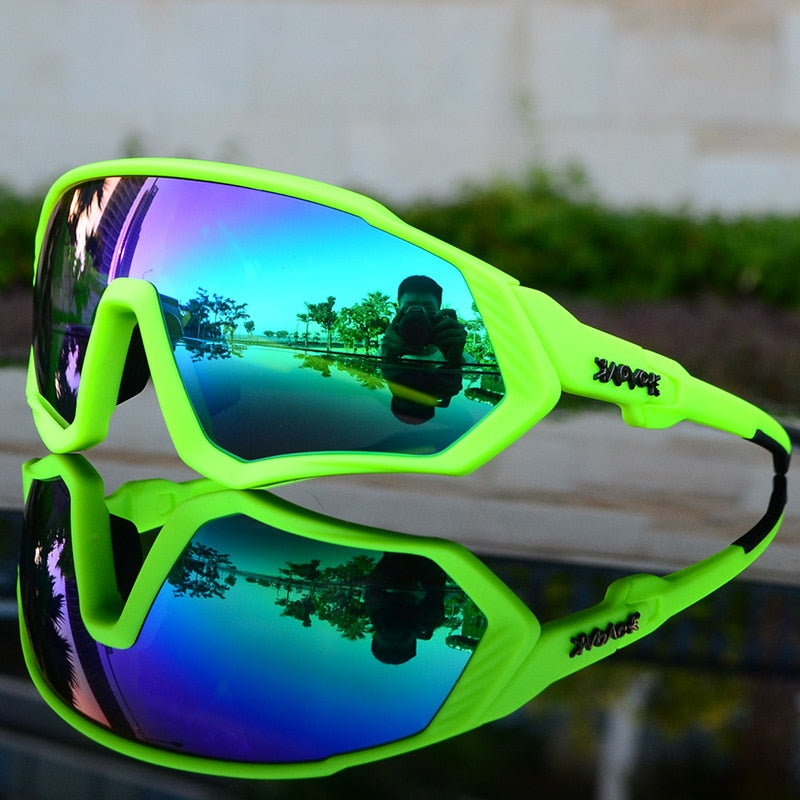 Sport Polarized 5 Lens Cycling Glasses