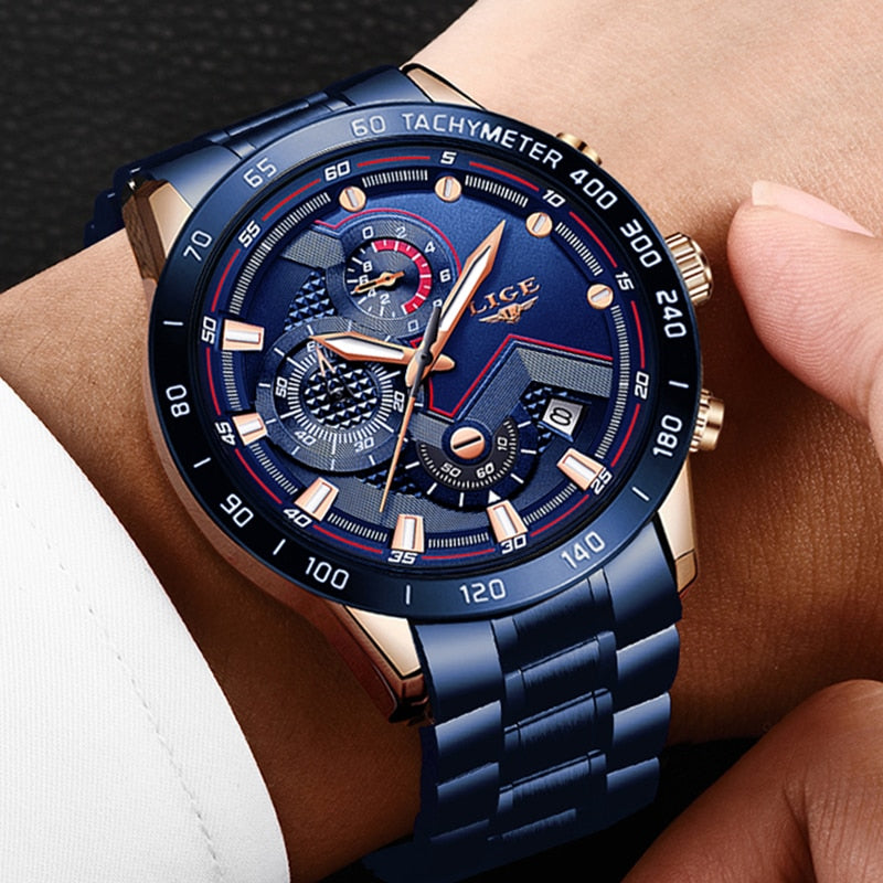 2023 New Fashion Men's Stainless Steel Watches