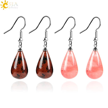 Tear Water Drop Natural Stone Pendant - Hiccupzz