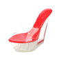 Private label trendy transparent sexy women's super high heel sandals - Hiccupzz