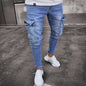 New Design Wholesale Plus Size Skinny Cargo Zipper Fly Jeans Men Sehe Fashion - Hiccupzz
