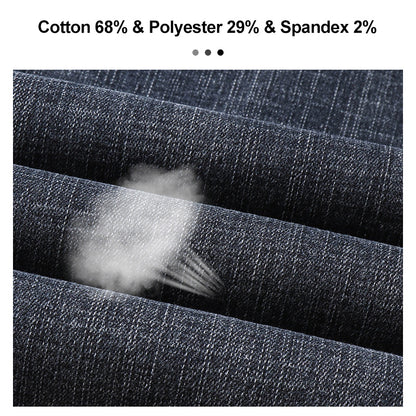 Classic Casual Straight-leg High Waist Men's Jeans Pants - Hiccupzz