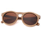 Handmade Retro Wooden Polarized Men's Sunglasses Round shape UV400 - Hiccupzz