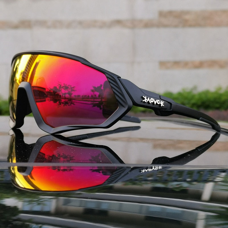 Sport Polarized 5 Lens Cycling Glasses