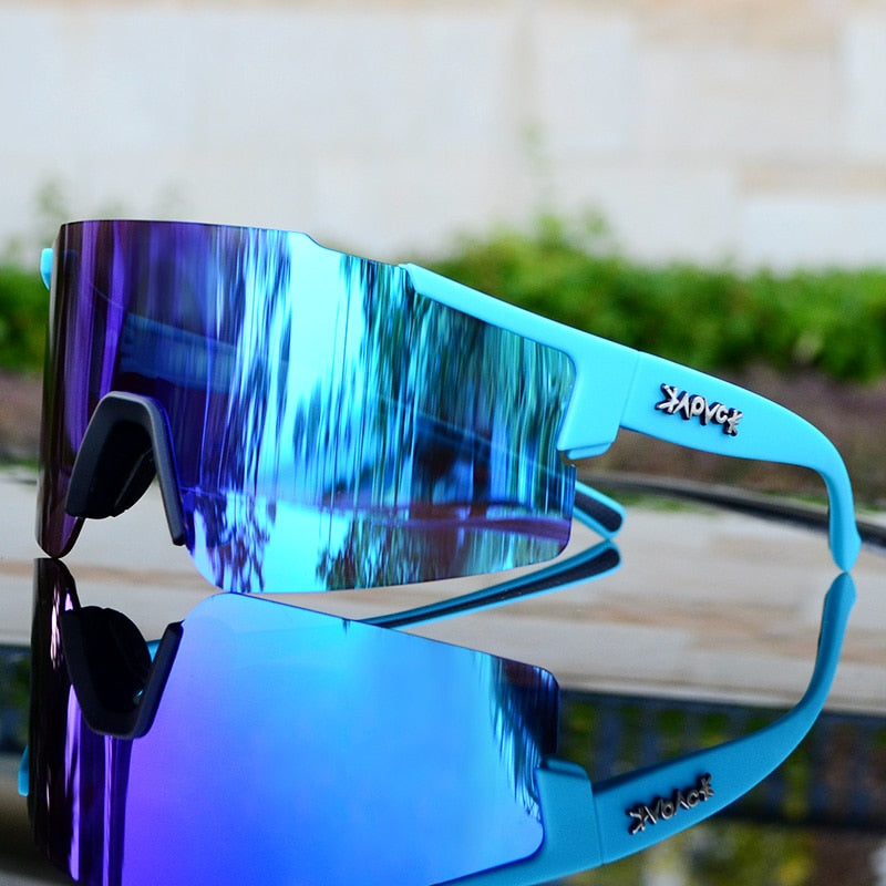 Men Women 3 Lens Outdoor UV400 Sport Cycling Glasses