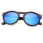 Handmade Retro Wooden Polarized Men's Sunglasses Round shape UV400 - Hiccupzz
