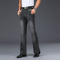 Modis Big Flared Boot Cut Leg Flared Loose Fit high Waist Male Designer Classic Denim Jeans - Hiccupzz