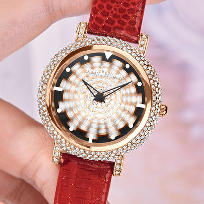 Latest Design Rhinestone Luxury Waterproof Japan Quartz Wrist Watches for Women - Hiccupzz