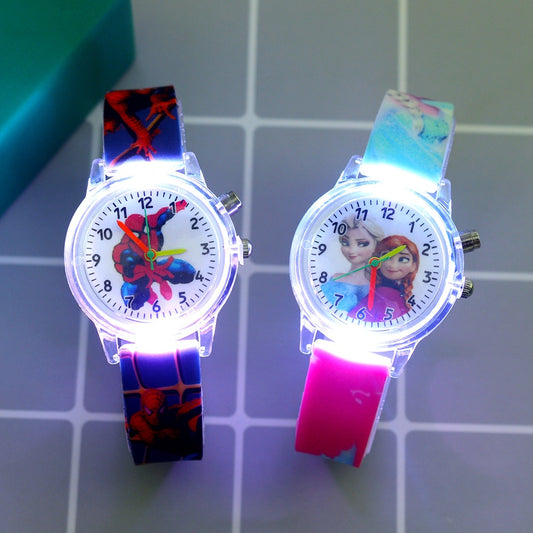 Disney Princess Elsa Watches for Girls, Silicone Strap