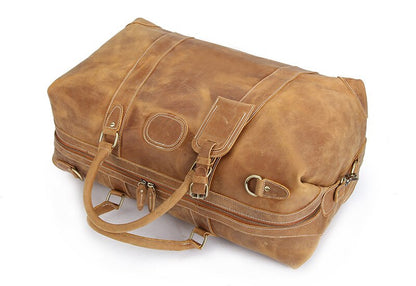 Vintage Crazy Horse Genuine Travel Bag Large - Hiccupzz