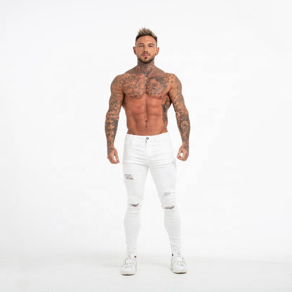 Men's skinny ripped jeans - Hiccupzz