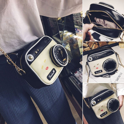 Women Camera Shape Shoulder Bag - Hiccupzz
