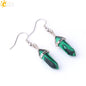 Hexagonal Reiki Natural Stone Crystal Earrings - Hiccupzz