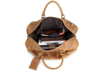 Vintage Crazy Horse Genuine Travel Bag Large - Hiccupzz