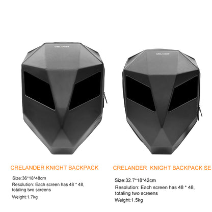 LED Bluetooth Waterproof Hard Case DIY Cool Motorcycle Riding Backpack - Hiccupzz