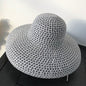 HT3072 New Summer Hat Women Vintage Wide Brim Sun Hat Female Dome Beach Cap Lady Breathable Straw Hat Women Patchwork Beach Hat - Hiccupzz