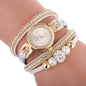 Leather bracelet Quartz luxury winding diamond wristwatch for women - Hiccupzz