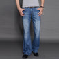 Modis Big Flared Boot Cut Leg Flared Loose Fit high Waist Male Designer Classic Denim Jeans - Hiccupzz