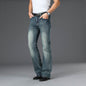 Modis Big Flared Boot Cut Leg Flared Loose Fit high Waist Male Designer Classic Denim Jeans - Hiccupzz