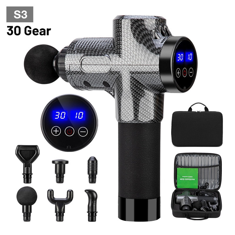 High frequency Massage Gun Muscle Electric Massager with Portable Bag