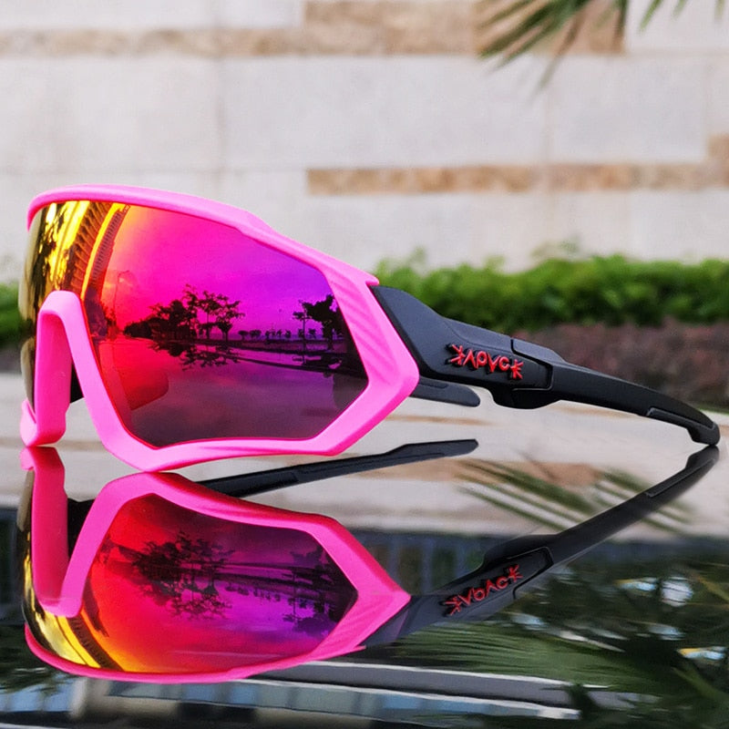 Sport Polarized 5 Lens Cycling Glasses