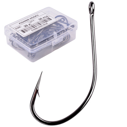 50pcs/10pcs/Box Treble Fishing Hooks - Hiccupzz
