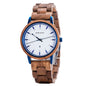 Bobo Bird Steel and Wood Quartz Watch - Fashion Men’s and Women’s Timepiece - Hiccupzz
