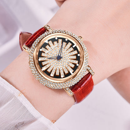 Latest Design Rhinestone Luxury Waterproof Japan Quartz Wrist Watches for Women - Hiccupzz