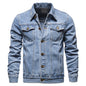 Hot Sale Blank Wash Blue Plus Size Jacket denim for Men Cotton Jackets Jeans In Stock Wholesale OEM Custom - Hiccupzz