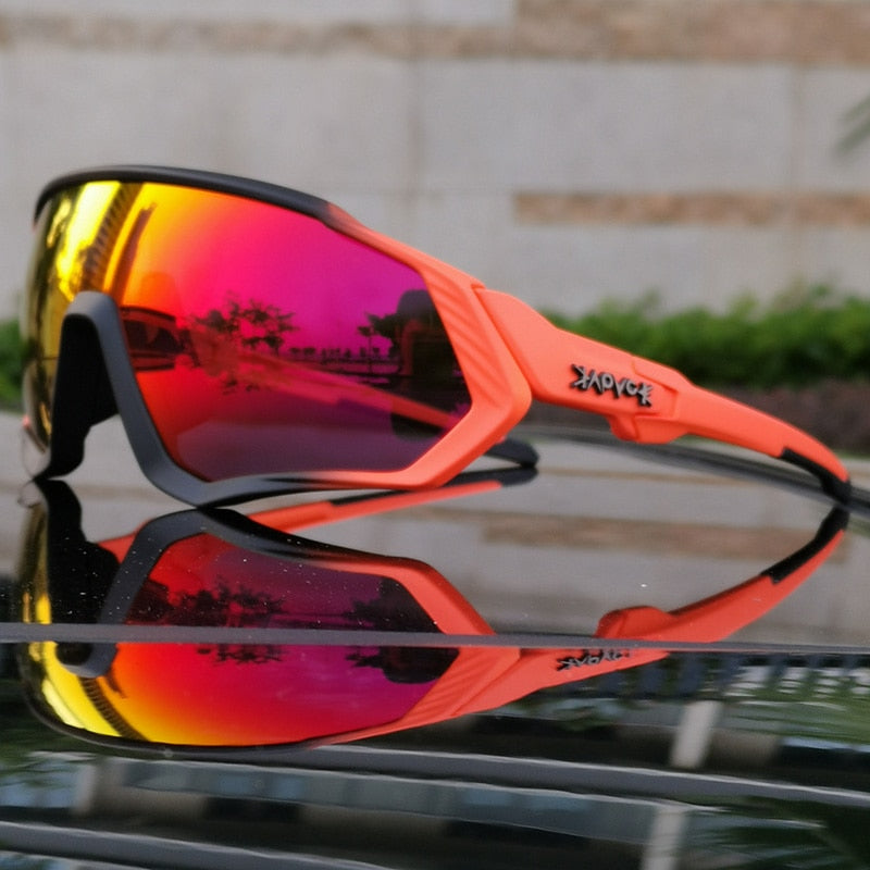 Sport Polarized 5 Lens Cycling Glasses