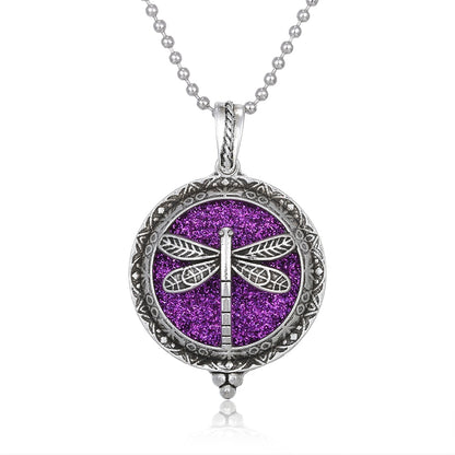 Aromatherapy Necklace Tree of Life Diffuser,Pendant Essential Oil Perfume Aroma Diffuser Necklace - Hiccupzz