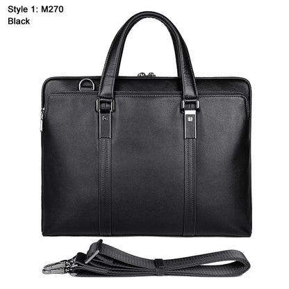 Luxury Genuine Leather Briefcase for Men - Hiccupzz