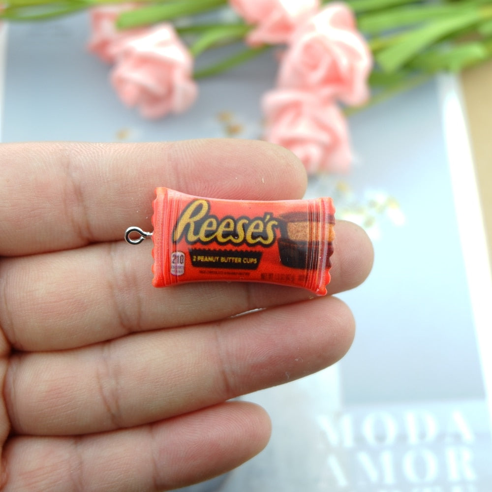 Cute Chocolate Candy Charms for Jewelry