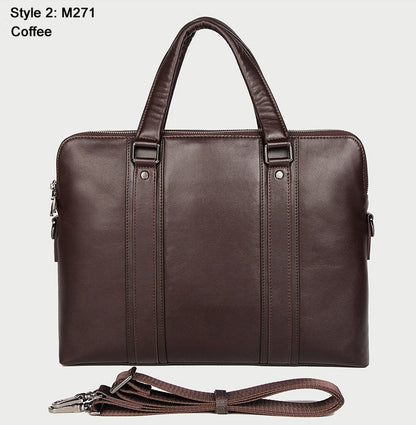 Luxury Genuine Leather Briefcase for Men - Hiccupzz