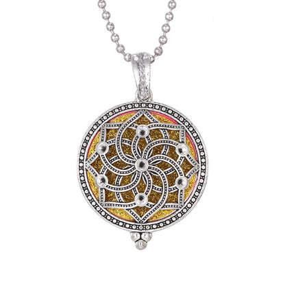 Aromatherapy Necklace Tree of Life Diffuser,Pendant Essential Oil Perfume Aroma Diffuser Necklace - Hiccupzz