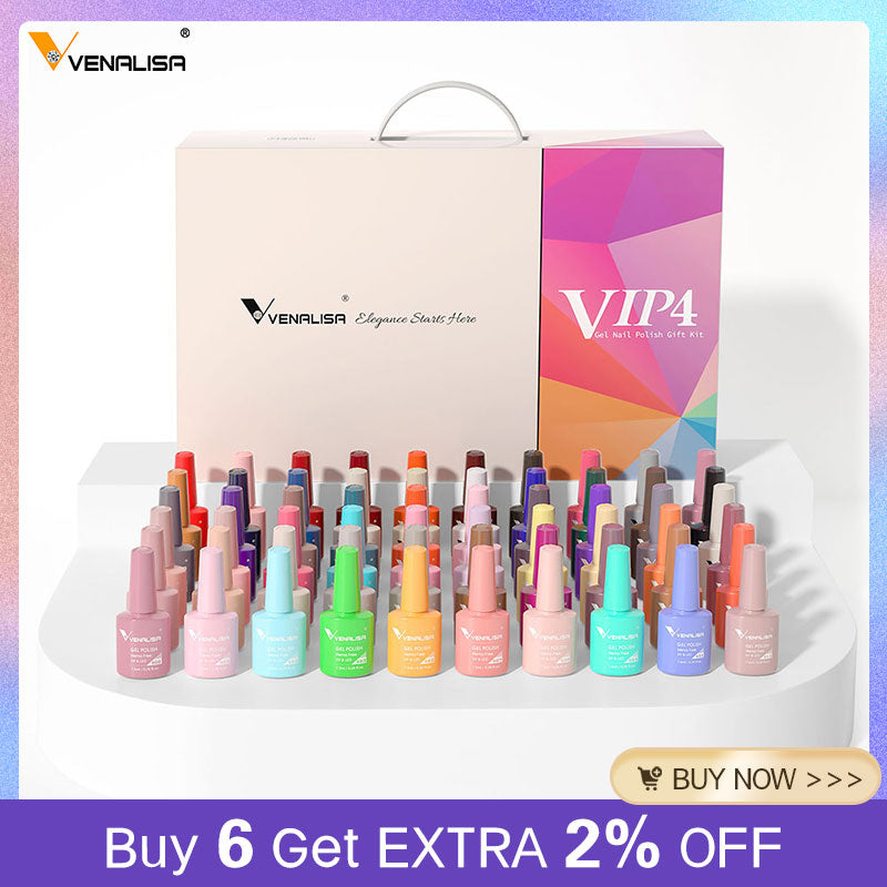 New Fashion Color Gel Polish Kit VIP4 HEMA FREE Enamel Vernish For Nail Art Design Whole Set Nail Gel Learner Kit