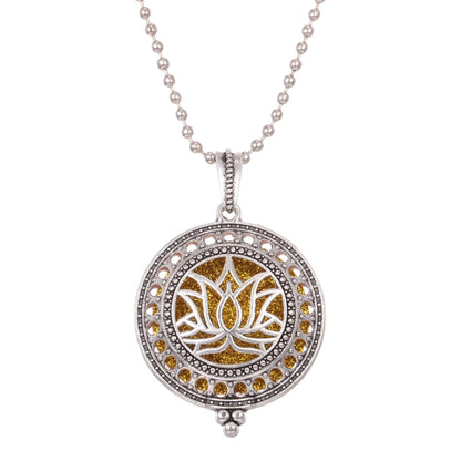 Aromatherapy Necklace Tree of Life Diffuser,Pendant Essential Oil Perfume Aroma Diffuser Necklace - Hiccupzz