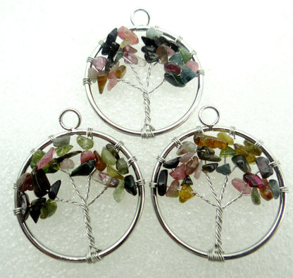 Natural Gem Stone Quartz Crystal 7 Chakras Tiger Eye - Hiccupzz