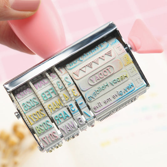 Planner Stamps Words and Date Stamp for Diary Notebook Accessories