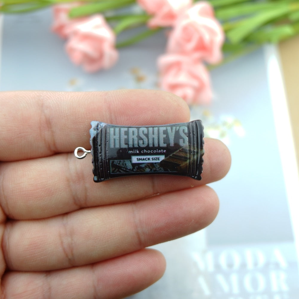 Cute Chocolate Candy Charms for Jewelry