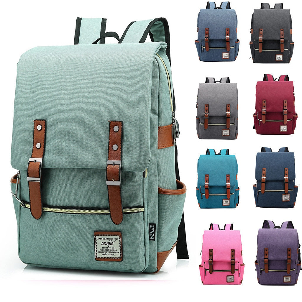 Vintage 16 inch Laptop Backpack for Unisex