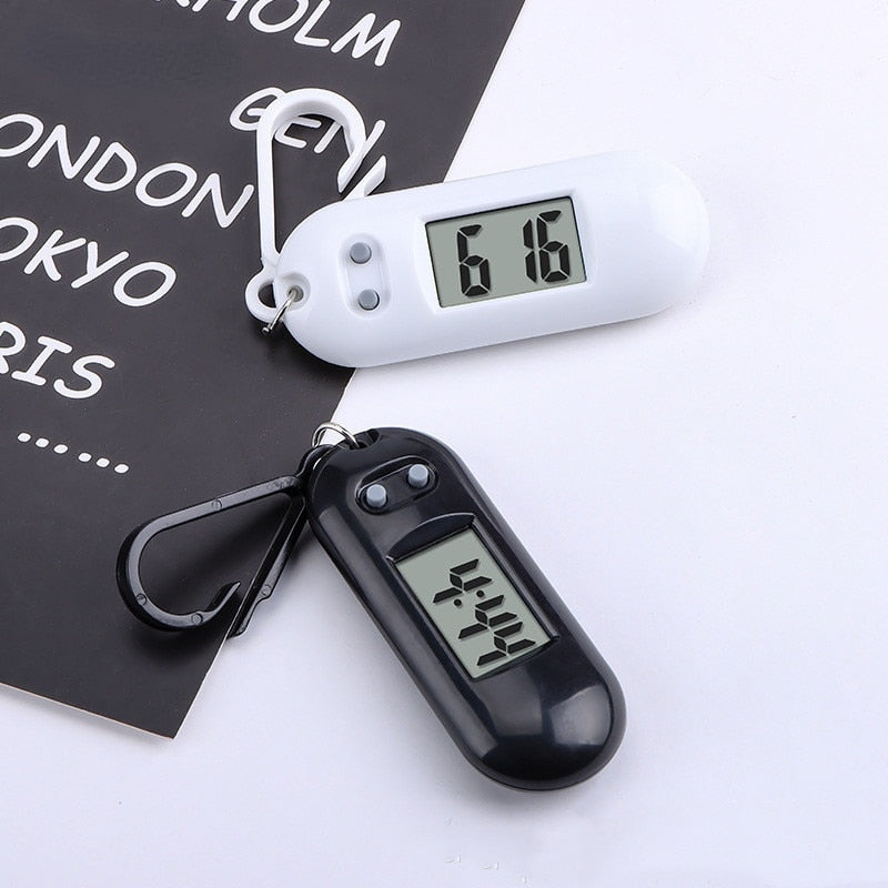 Unisex Student Electronic Clock Keychain