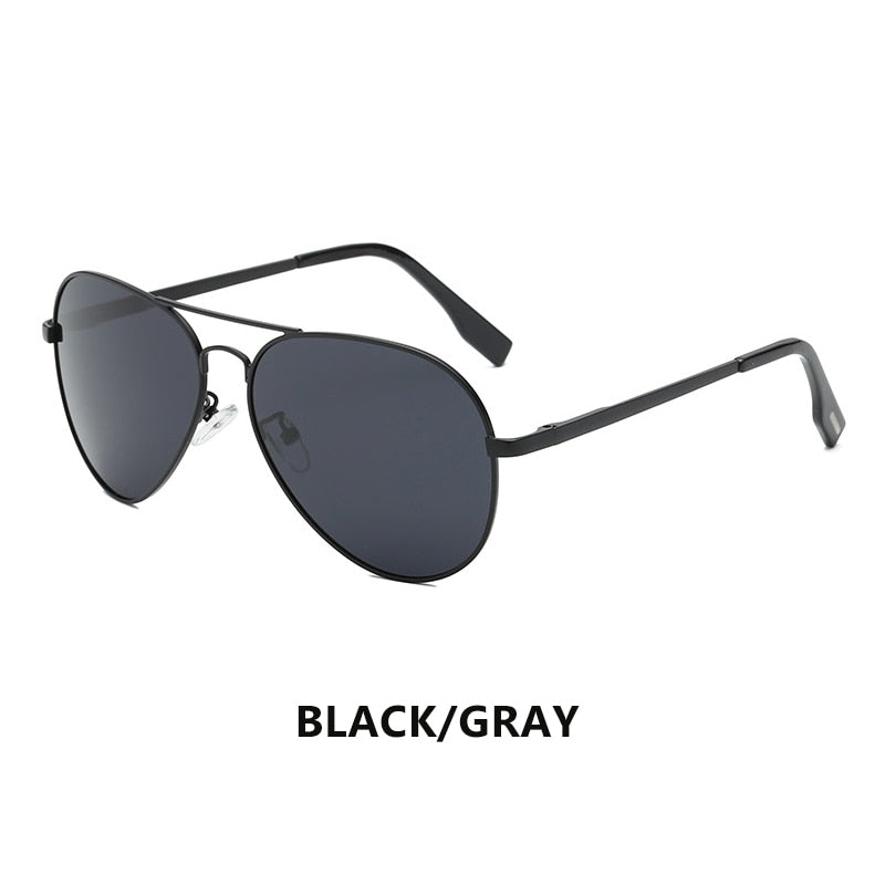 Classic Aviation Brand Design Polarized Sunglasses Men