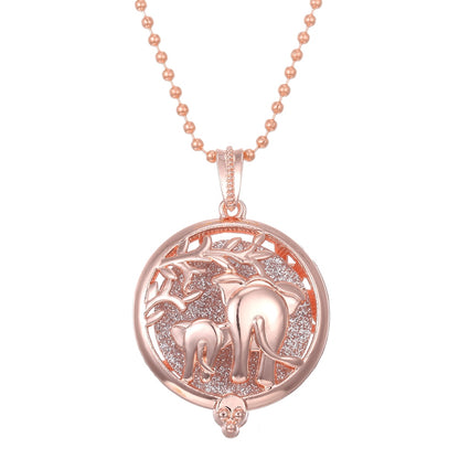 Aromatherapy Necklace Tree of Life Diffuser,Pendant Essential Oil Perfume Aroma Diffuser Necklace - Hiccupzz