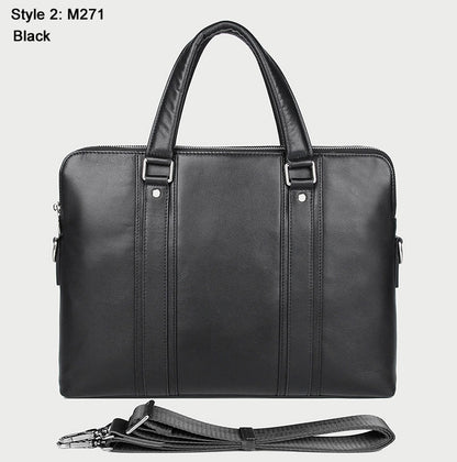 Luxury Genuine Leather Briefcase for Men - Hiccupzz