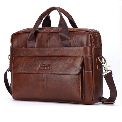 Men Genuine Leather Handbags - Hiccupzz