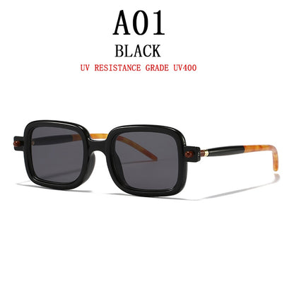 Square Sunglasses For Men Fashion Glasses Luxury Retro Blue Light Blocking Shade - Hiccupzz