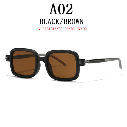 Square Sunglasses For Men Fashion Glasses Luxury Retro Blue Light Blocking Shade - Hiccupzz