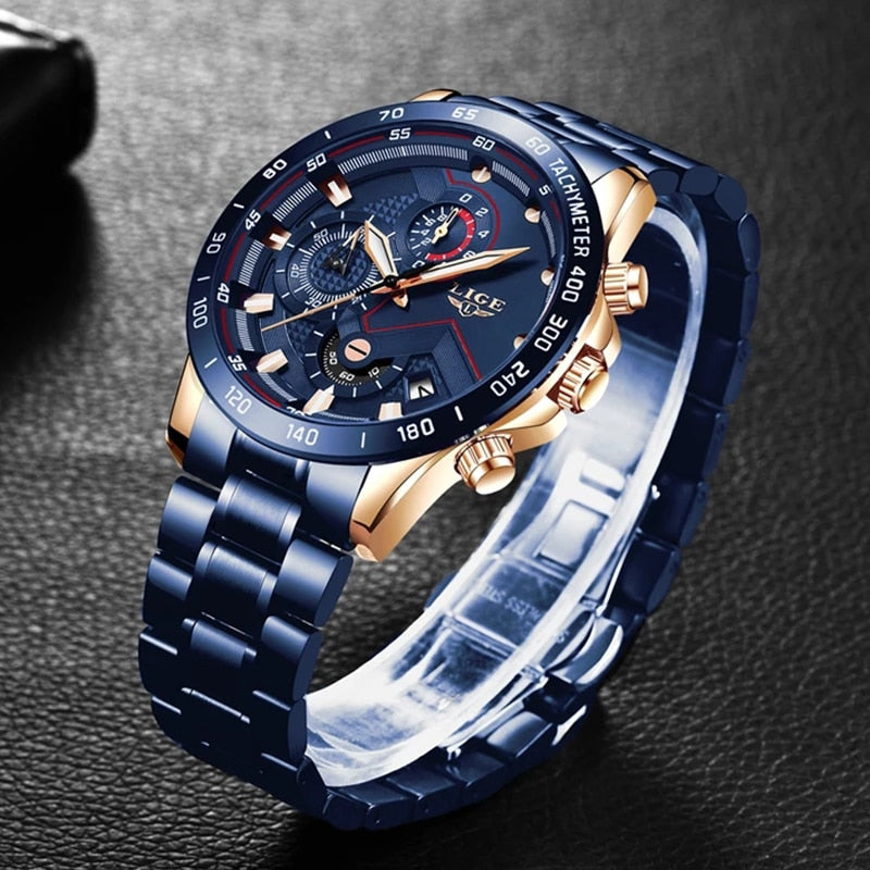 2023 New Fashion Men's Stainless Steel Watches